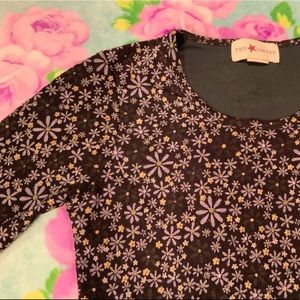 Limited Ditsy Floral 90’s Mesh Long Sleeve Top